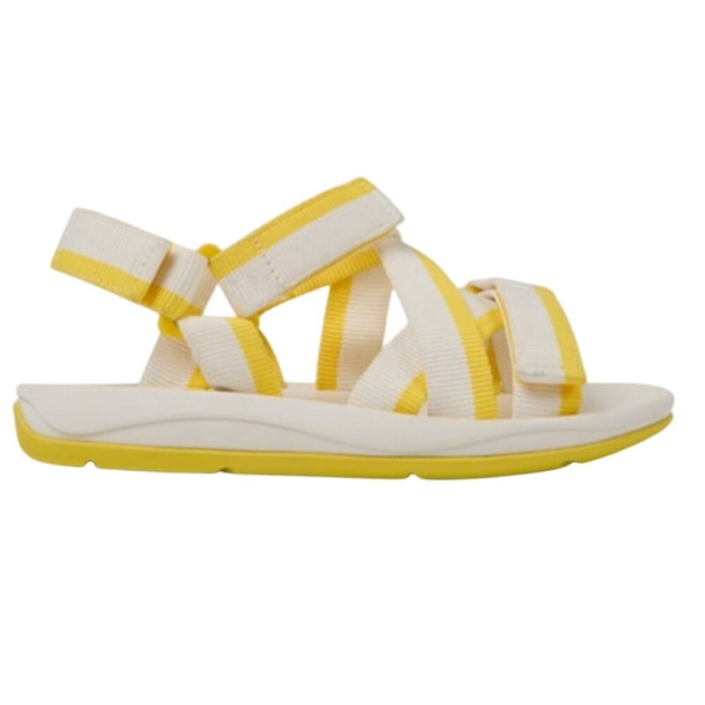 Camper Multi-Strap Sport Sandals Match White/Yellow Women's Size 8 New In Box